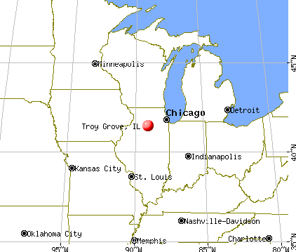 Troy Grove, Illinois map