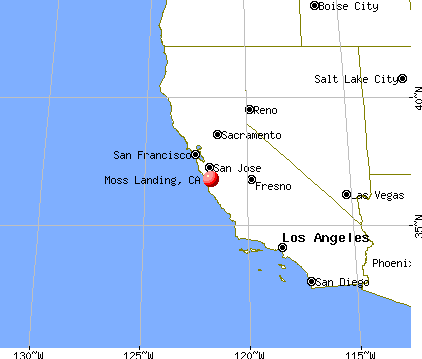 Moss Landing, California map