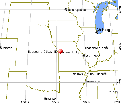 Missouri City, Missouri map