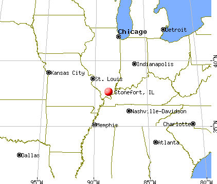Stonefort, Illinois map