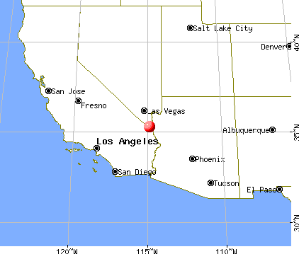 Cal-Nev-Ari, Nevada map
