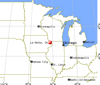 La Motte, Iowa map