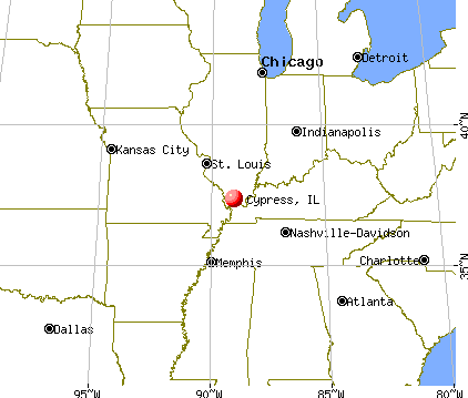 Cypress, Illinois map