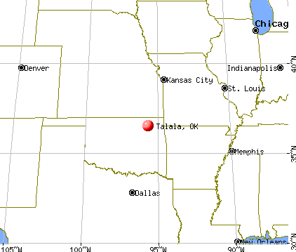 Talala, Oklahoma map