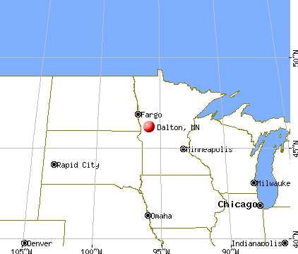 Dalton, Minnesota map