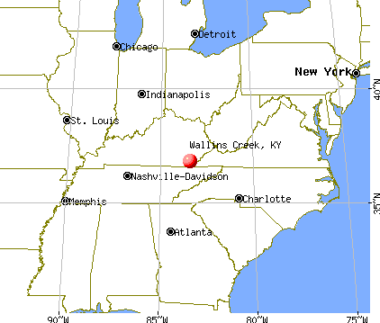 Wallins Creek, Kentucky map