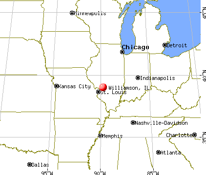 Williamson, Illinois map
