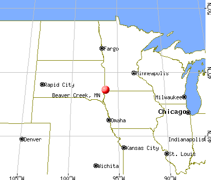 Beaver Creek, Minnesota map