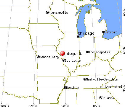Alsey, Illinois map