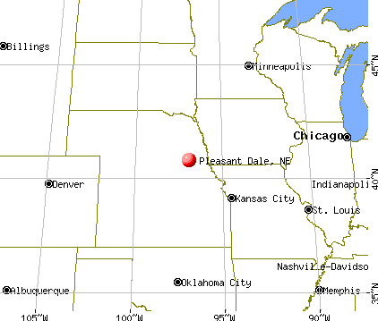 Pleasant Dale, Nebraska map