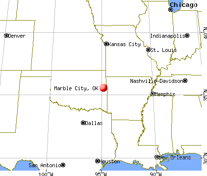 Marble City, Oklahoma map