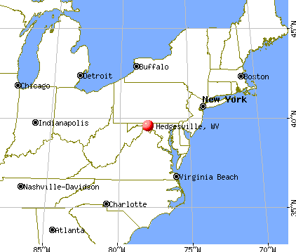 Hedgesville, West Virginia map