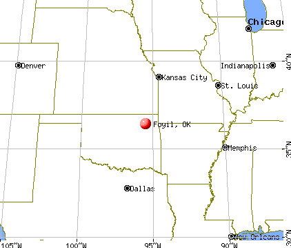 Foyil, Oklahoma map