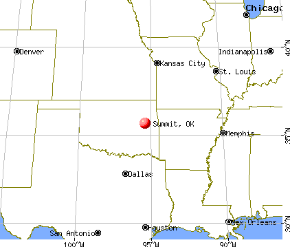 Summit, Oklahoma map