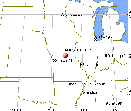 New Cambria, Missouri map