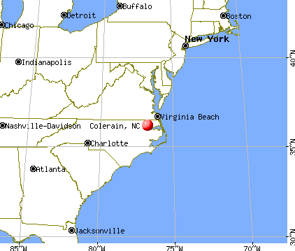 Colerain, North Carolina map