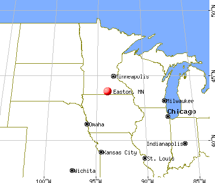 Easton, Minnesota map
