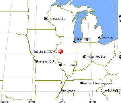 Smithfield, Illinois map