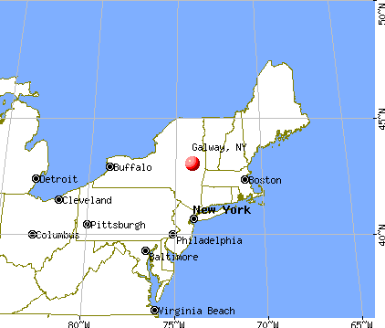 Galway, New York map