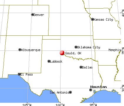 Gould, Oklahoma map