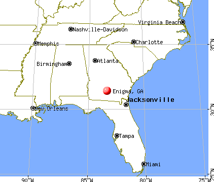 Enigma, Georgia map