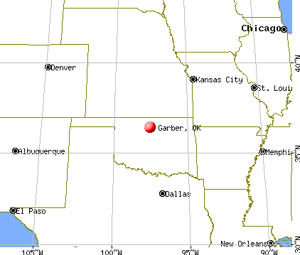 Garber, Oklahoma map