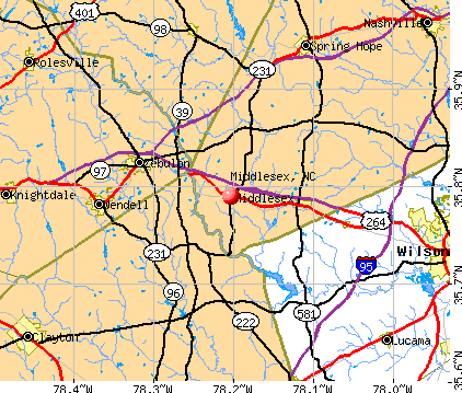 Middlesex, North Carolina (NC 27557, 27597) Profile: Population, Maps ...