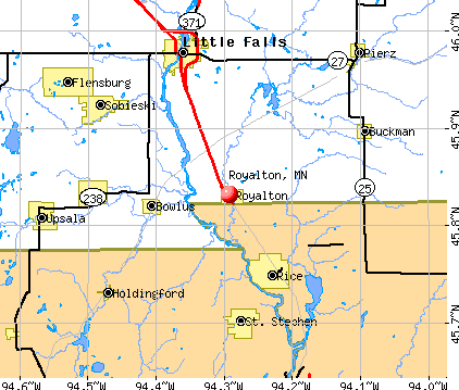 Royalton, MN map