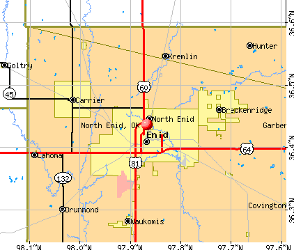 Enid Ok Zip Code Map North Enid, Oklahoma (Ok 73701) Profile: Population, Maps, Real Estate,  Averages, Homes, Statistics, Relocation, Travel, Jobs, Hospitals, Schools,  Crime, Moving, Houses, News, Sex Offenders