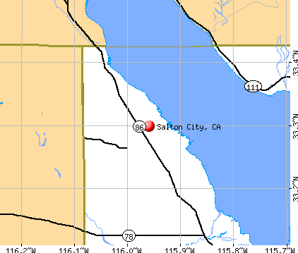 Salton City, CA map