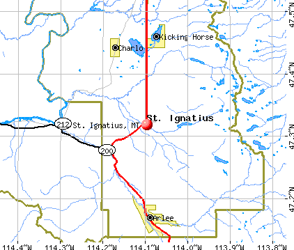 St Ignatius Montana Map St. Ignatius, Montana (MT 59865) profile: population, maps, real 