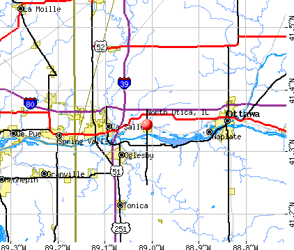North Utica, IL map