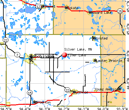 Silver Lake, MN map