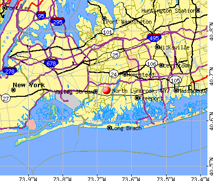 North Lynbrook, NY map