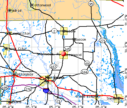 Greenwood, FL map