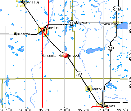 Hancock, MN map