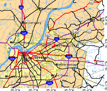 Murray Hill, KY map