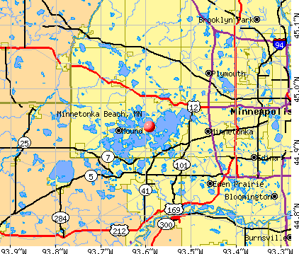 Minnetonka Beach, MN map