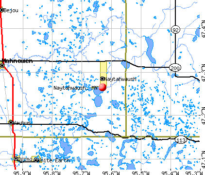 Naytahwaush, MN map