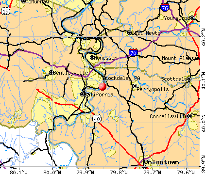 Stockdale, PA map