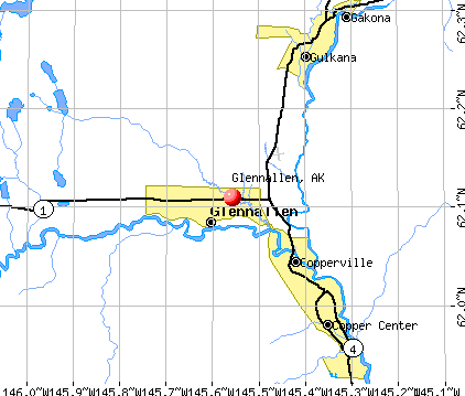 Glennallen, AK map