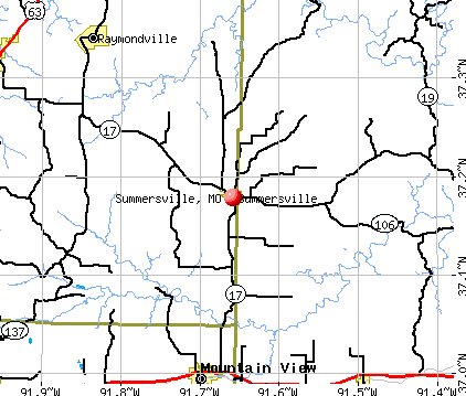 Summersville, MO map