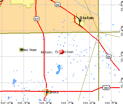Wilson, TX map