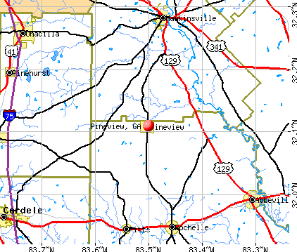 Pineview, Georgia (GA 31071) profile: population, maps, real estate ...