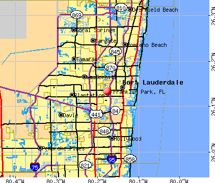 Franklin Park, FL map