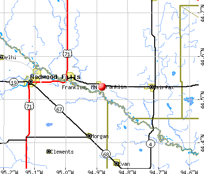 Franklin, MN map