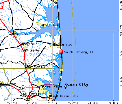 South Bethany, DE map