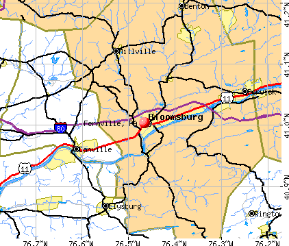 Fernville, PA map