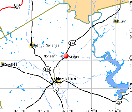 Morgan, TX map