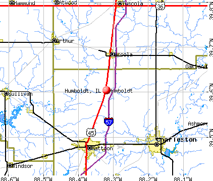 Humboldt, IL map